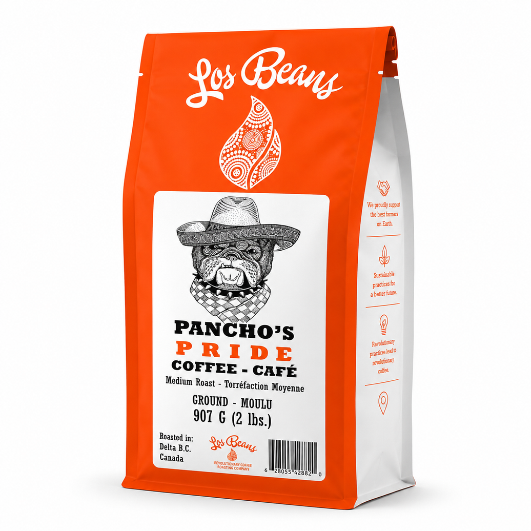 Los Beans Pancho's Pride Medium Roast 907g Ground.