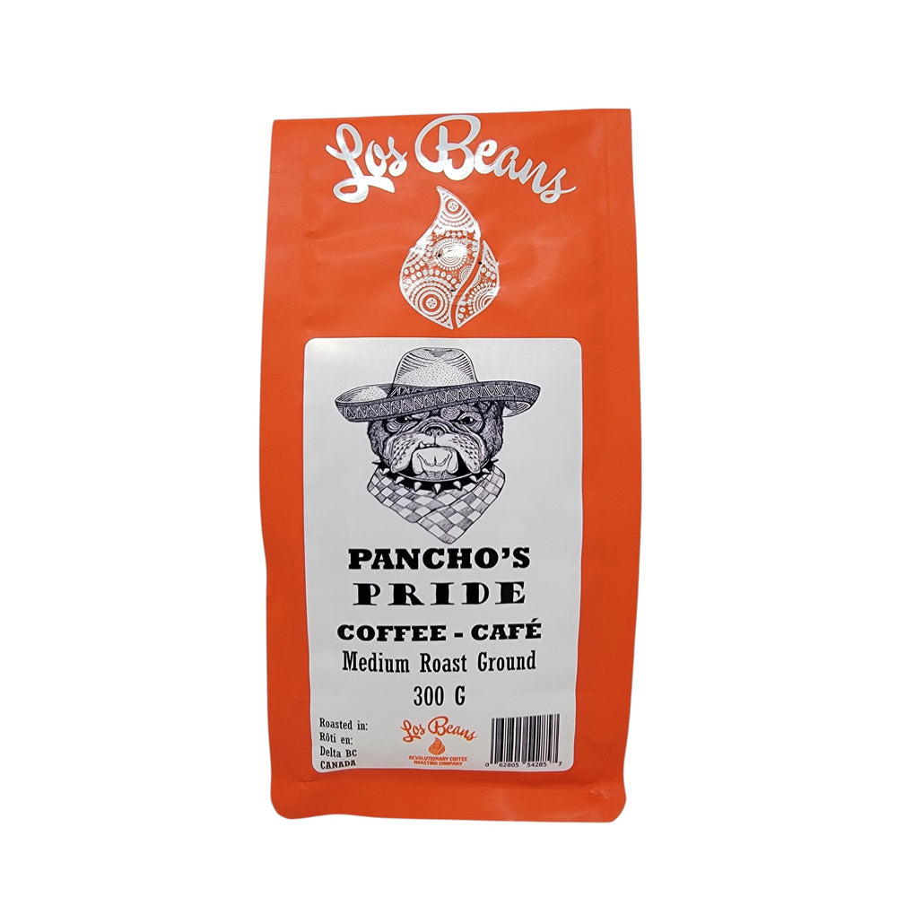 Los Beans Pancho's Pride Medium Roast 300g Ground.
