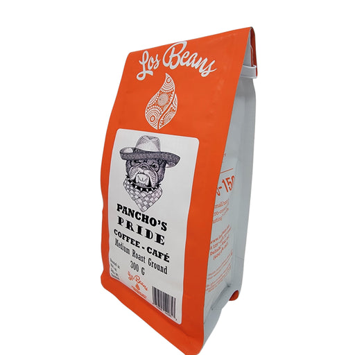 Los Beans Pancho's Pride Medium Roast 300g Ground.