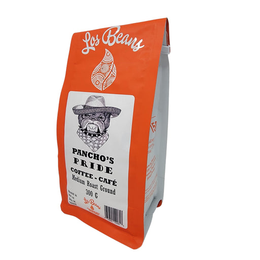 Los Beans Pancho's Pride Medium Roast 300g Ground.