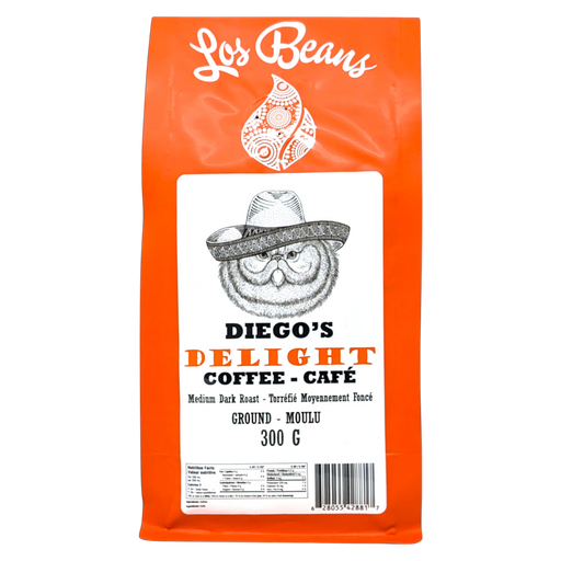Los Beans Diego's Delight Medium Dark Roast 300g Ground.