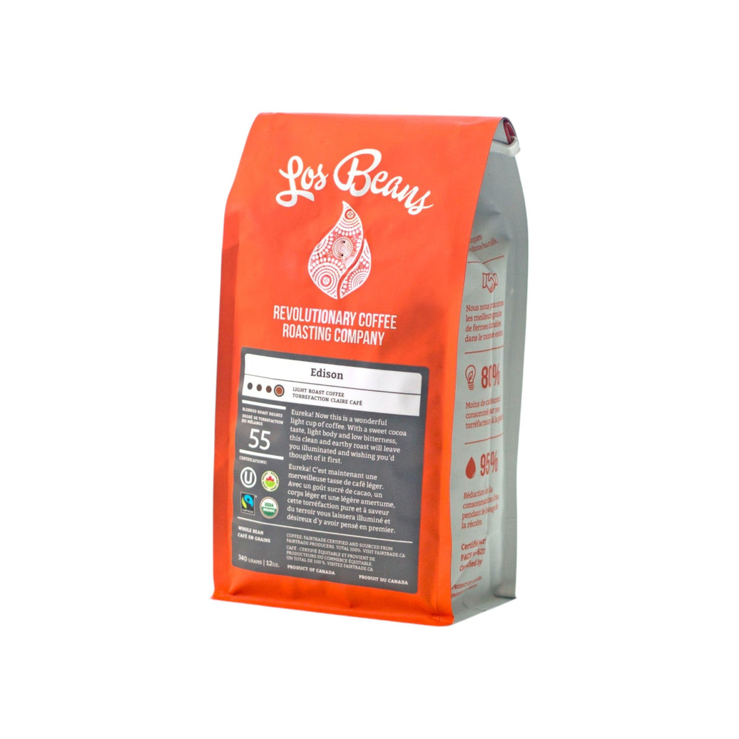 Los Beans Organic - Edison 340g - Whole Bean - Light Roast