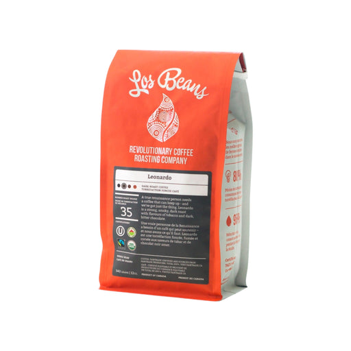 Los Beans Organic - Leonardo Espresso - 340g - Whole Bean - Dark Roast