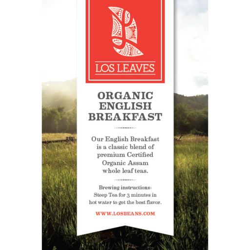LosLeaves Organic English Breakfast Tea — 50 Envelopes