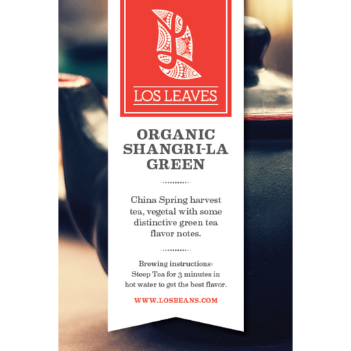 LosLeaves Organic Shangri-La Green Tea — 50 Envelopes