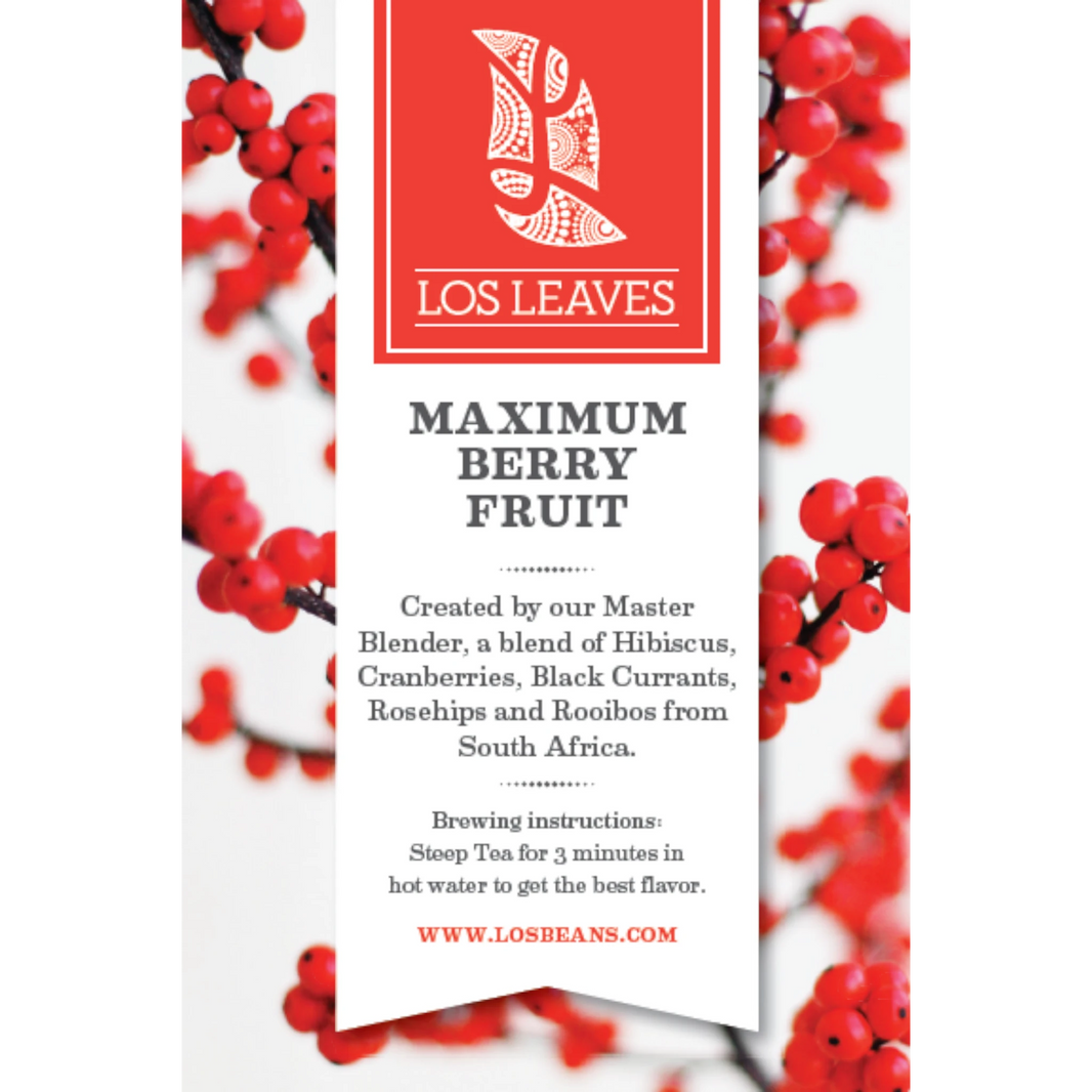 LosLeaves Maximum Berry Fruit Tea — 50 Envelopes