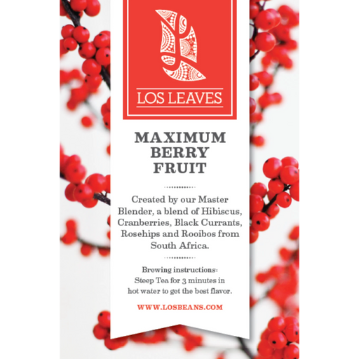 LosLeaves Maximum Berry Fruit Tea — 50 Envelopes