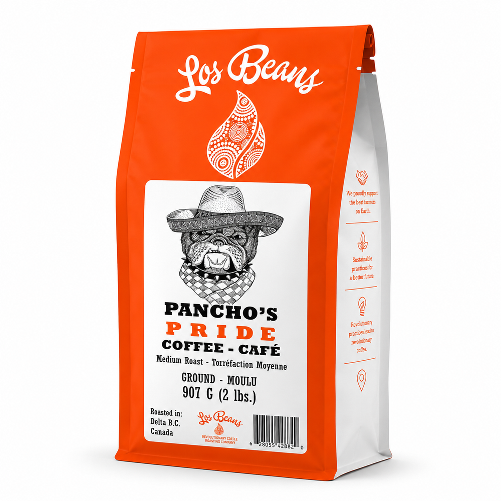 Los Beans Pancho's Pride Medium Roast 907g Ground.