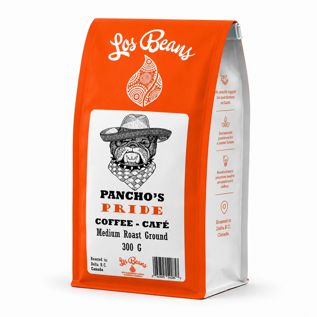 Los Beans Pancho's Pride Medium Roast 300g Ground.