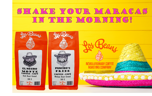 Los Beans Pancho's Pride Medium Roast 907g Ground.