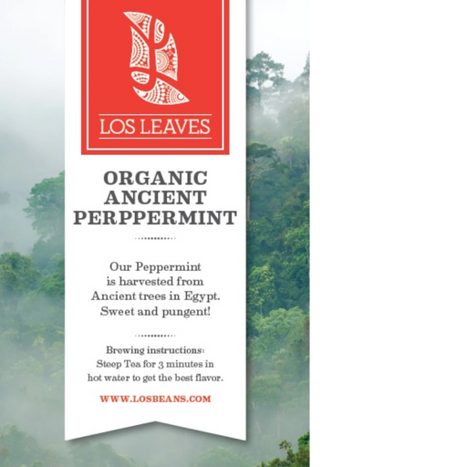 LosLeaves Organic Ancient Peppermint Tea — 50 Envelopes